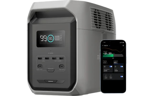 EcoFlow Delta 3 1500 Central eléctrica portátil 1,5 kWh 1.800 W