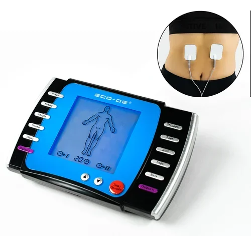 ELECTROECTIMULADOR DIGITAL TENS MASSAGER DOBLE CANAL ECO-DE ECO-309