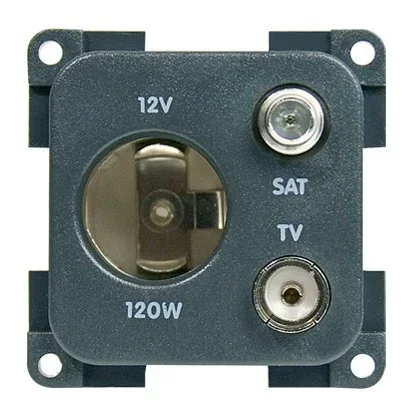 ENCHUFE 12V AUTO + TV + SAT