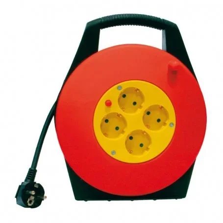 ENROLLADOR DE CABLE 10 MTS 3X1.5MM VOLTEN VL1045