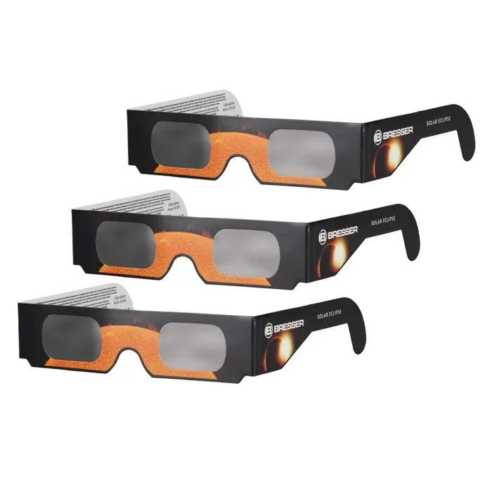 Gafas de Eclipse Solar BRESSER – Pack 3 unidades