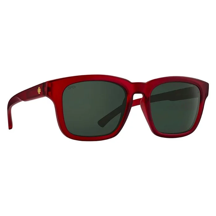 Gafas Spy Saxony Translucent Red Happy Gray Green