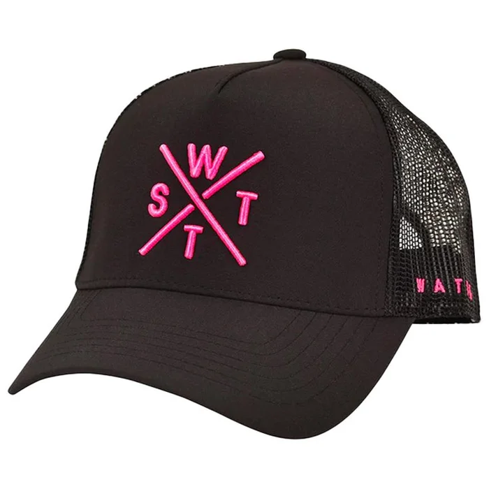 Gorra Watts Tribe Cap Black Cross Fluo Pink