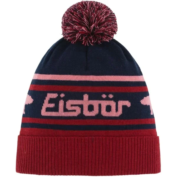 Gorro esquíEISBÄRCHANI OS POMPON MÜ RED/NAVY/PINK