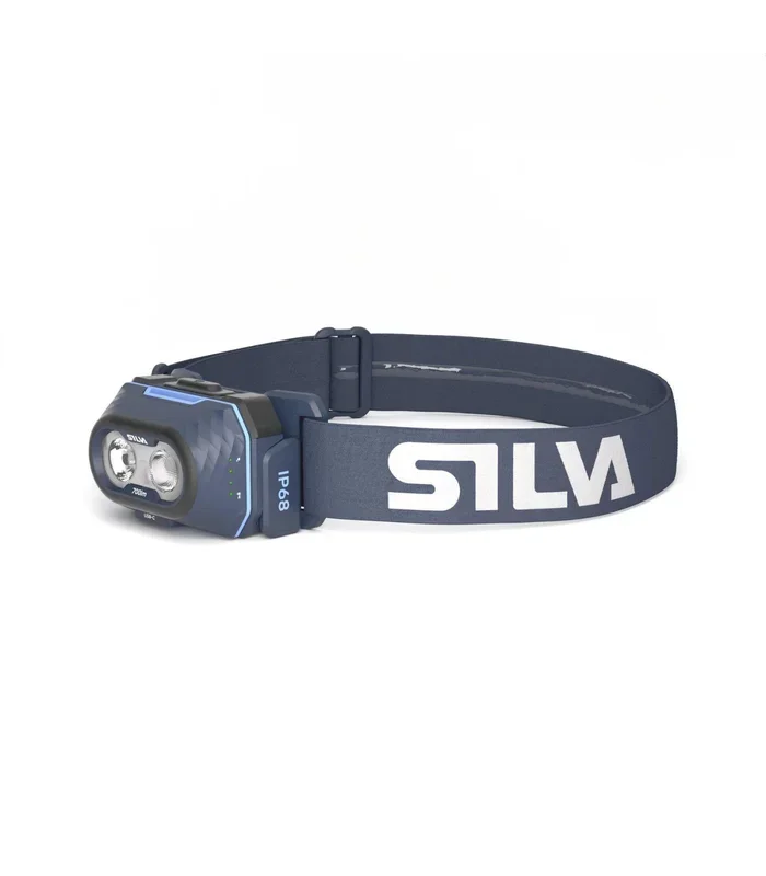 Hiking headlamp with SILVA battery