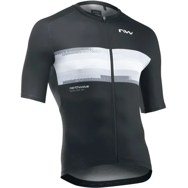 Jersey bicicletaNORTHWAVEFORCE EVO JERSEY SHORT SLEEVE BLACK/WHITE