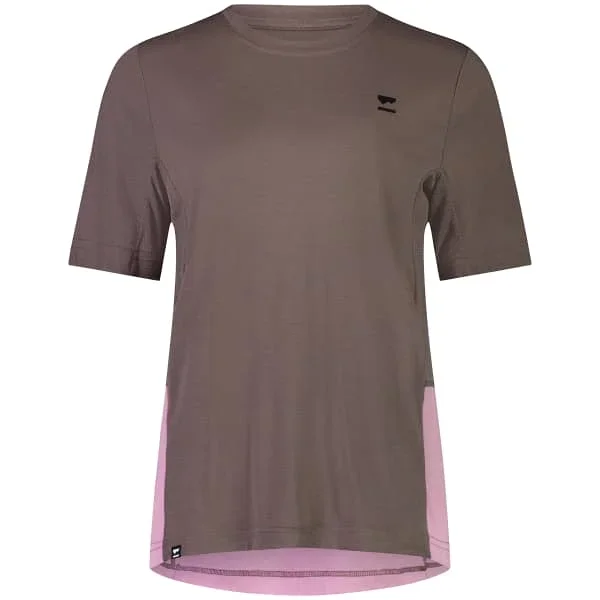 Jersey BTTMONS ROYALETARN MERINO SHIFT TEE W POP PINK / IRON