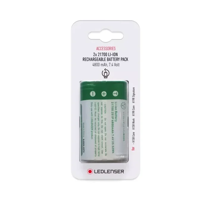 Led Lenser Batería recargable 2 X 21700 Li-ion 4800 mAh