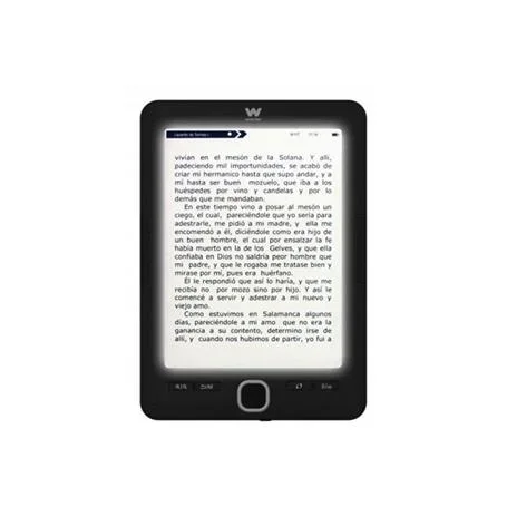 LIBRO ELECTRONICO EBOOK SCRIBA 6″ 195 NEGRO WOXTER EB26059