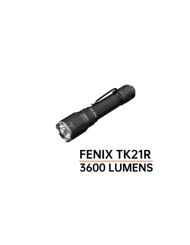 Linterna táctica Fénix TK21R – 3600 lúmenes con doble interruptor