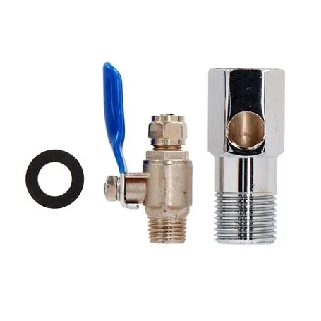 LLAVE PASO CON NIPLE OSMOSIS BT2055 BENOTTI BTR18