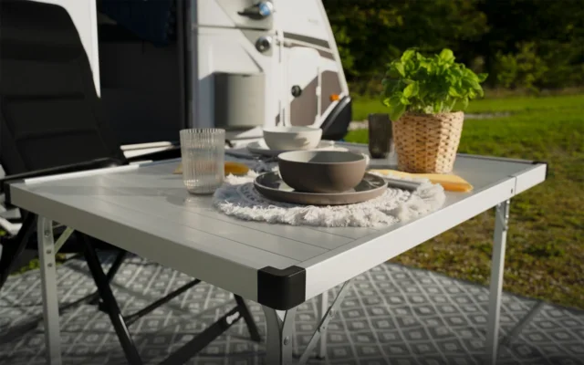 Mesa de camping extensible 96/127 x 70 cm Fiora Berger
