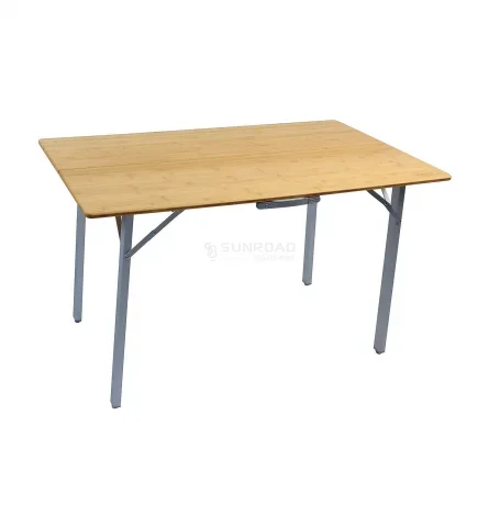 Mesa maleta de bambú para 4 personas