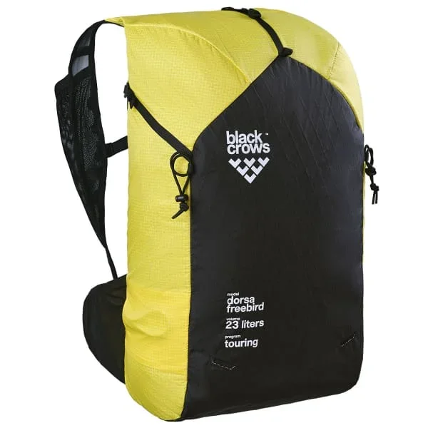 Mochila senderismoBLACK CROWSDORSA FREEBIRD BLACK/YELLOW