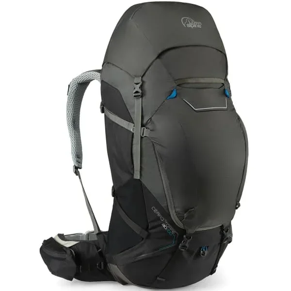 Mochila senderismoLOWE ALPINECERRO TORRE 80 100 BLACK/GREYHOUND