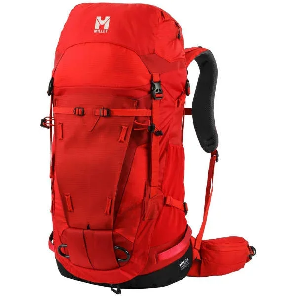 Mochila senderismoMILLETPEUTEREY INTEGRALE 45+10 RED