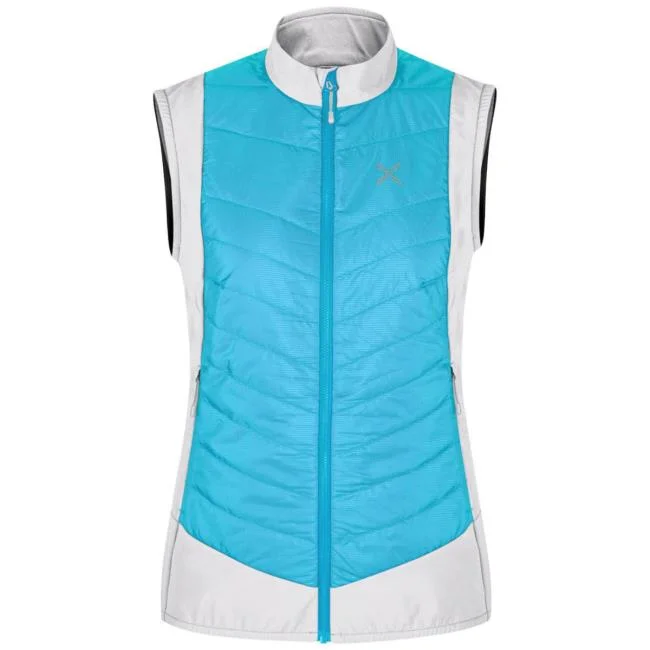 montura TRACE HYBRID VEST WOMAN Quiet Grey/Turqu