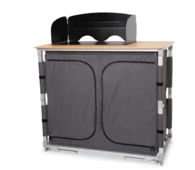 Mueble Cocina Camping Rápido Bambú