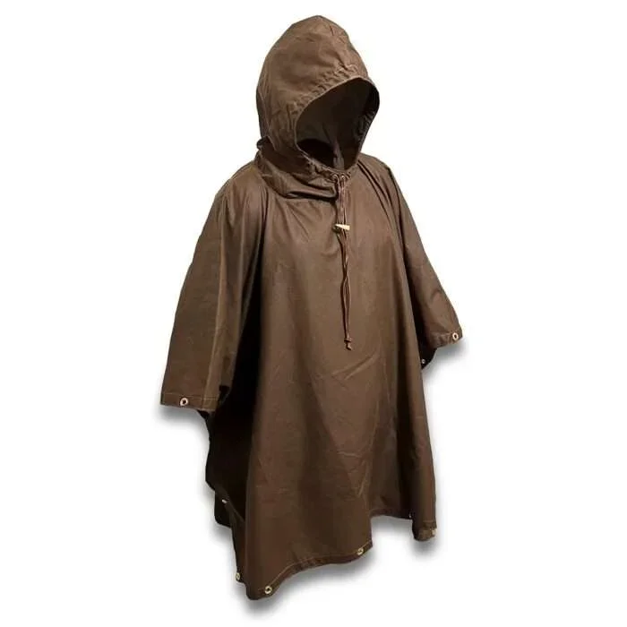 Oilskin Canvas Poncho