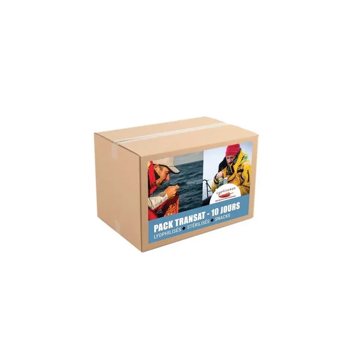 Pack Transat – 10 días – Liofilizados y esterilizados con snacks
