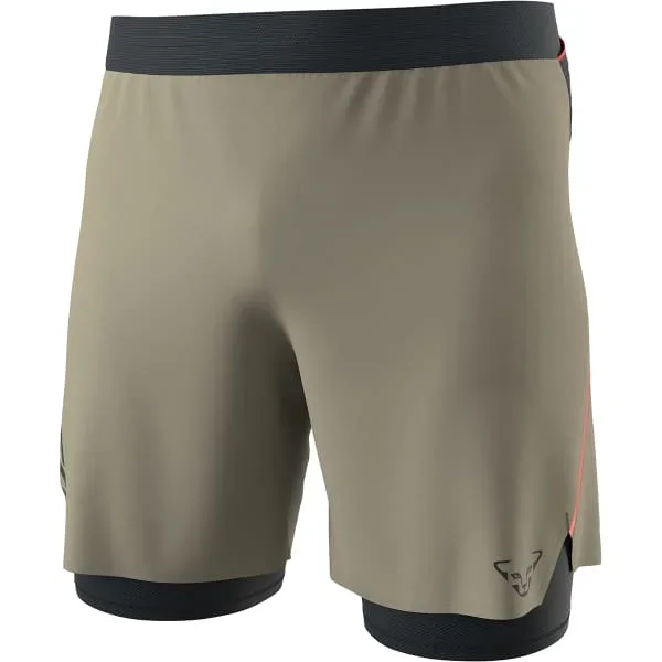 Pantalón corto trailDYNAFITALPINE PRO 2/1 SHORTS ROCK KHAKI