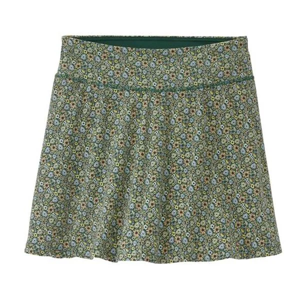 patagonia WS MAIPO SKORT Floral Fun: Conifer Green