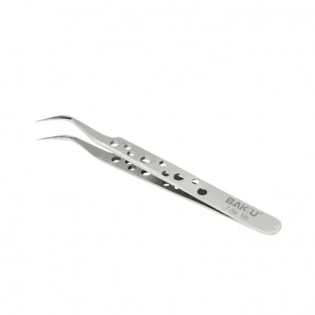 PINZA ACERO INOXIDABLE ANTIDESLIZANTE CURVADA BK7SASR BAKU TWEEZERSV97SACU