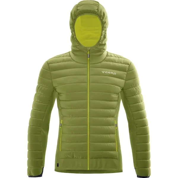 Plumón alpinismoCAMPHYBRID JKT MOSS GREEN/MOSS GREEN/LIME PUNCH