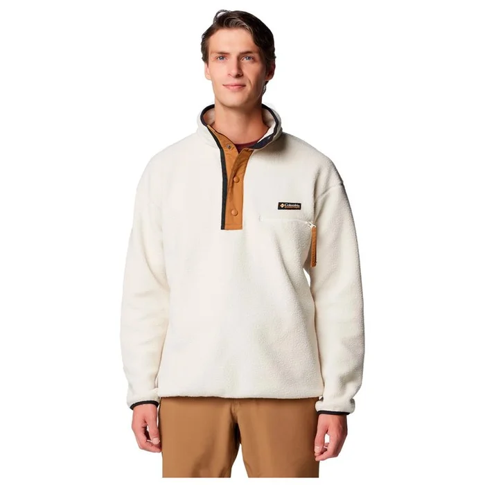 Polar Columbia Helvetia II Half Snap Fleece Chalk