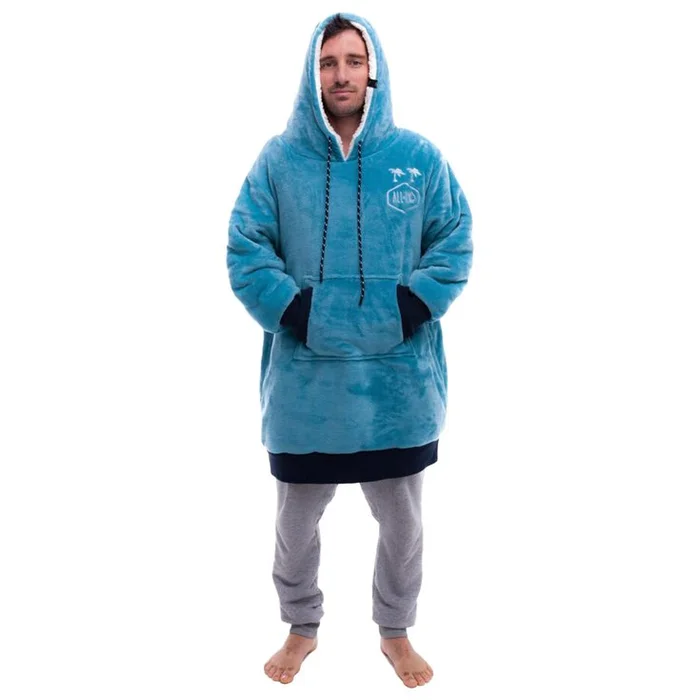 Poncho All-In Poncho Plaid Blue
