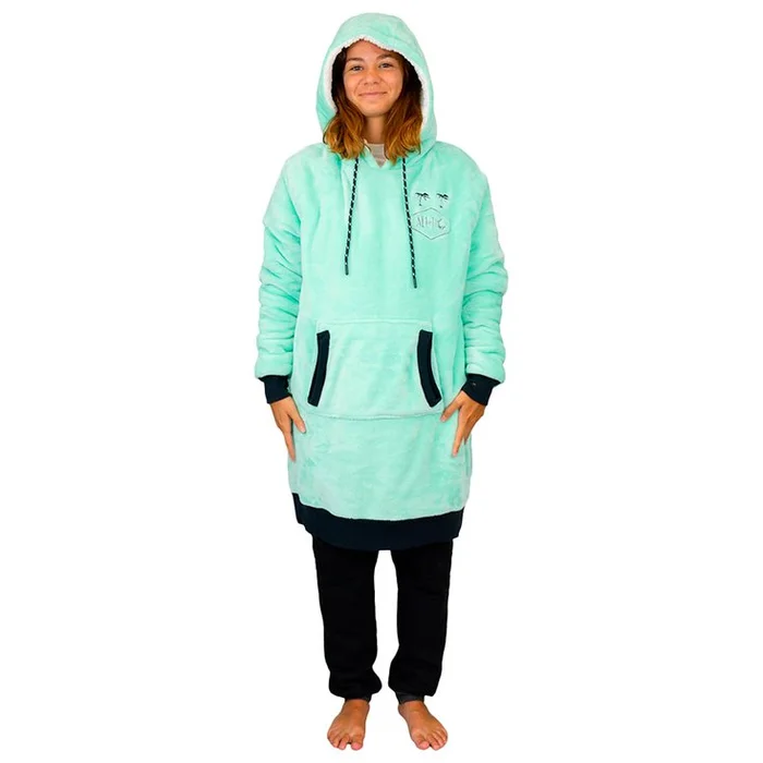 Poncho All-In Poncho Plaid Turquoise
