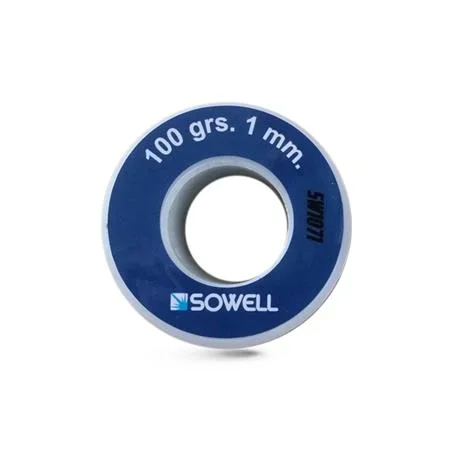 ROLLO DE ESTAÑO 100 GRAMOS SOWELL SW1071