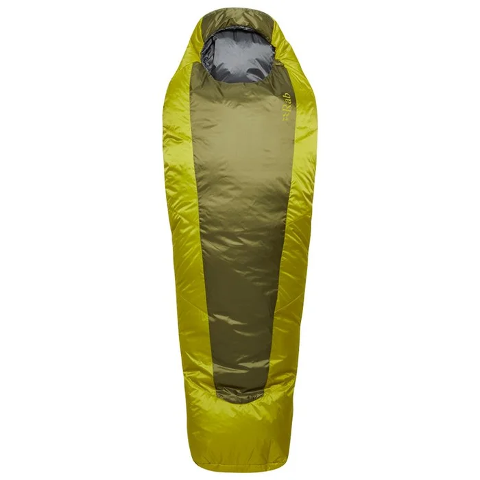 Saco de dormir RAB Solar Eco 0 Chlorite Green