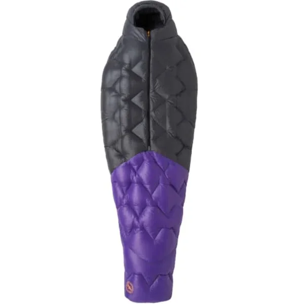 saco de dormir vivacBIG AGNESFLY CREEK UL 25 (850 ROS DOWNTEK) REGULAR ASPHALT/ROYAL PURPLE