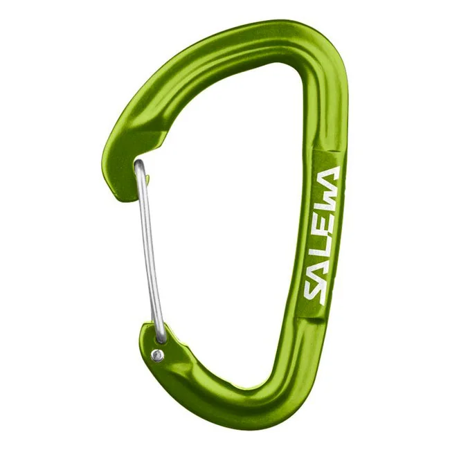 salewa Hot G3 Wire Carabiner Fluo Green