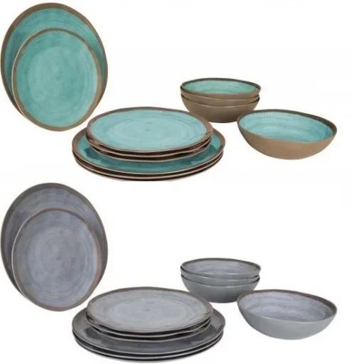 SET MELAMINA 12 PCS HALO