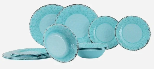 SET MELAMINA GIMEX OPAL 12 PCS