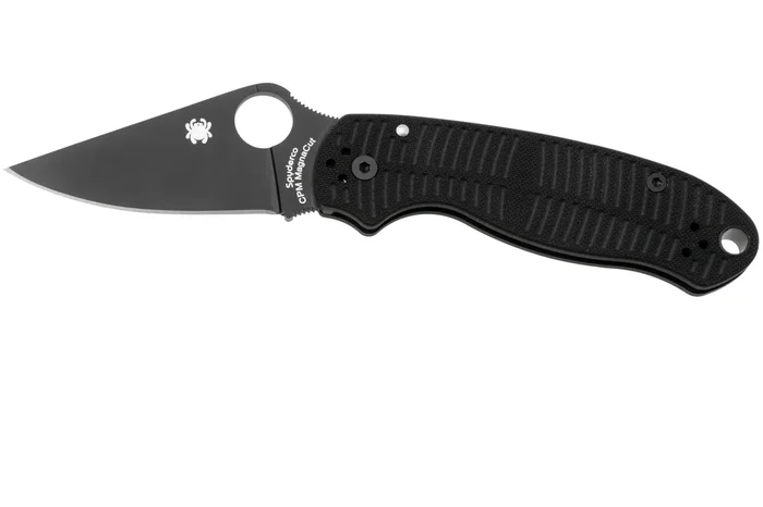 Spyderco Para 3 Salt Black DLC CPM MagnaCut C223GMCBKP Black G10, navaja