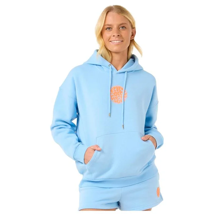 Sudadera Rip Curl Icons Of Surf Heritage Hood Mid Blue Orange