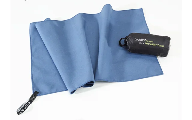 Toalla de microfibra Cocoon Ultralight azul fiordo