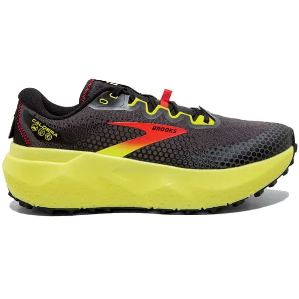 Zapatilla trailBROOKSCALDERA 6 BLACK/FIERY RED/BLAZING YELLOW