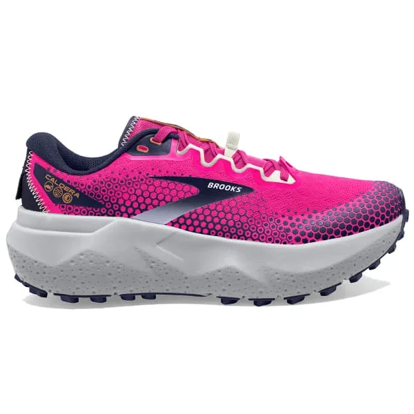 Zapatilla trailBROOKSCALDERA 6 PINK GLO/PEACOAT/MARSHMALLOW